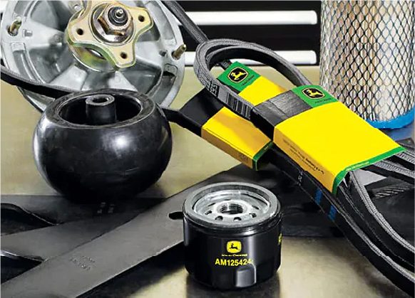 Repuestos originales John Deere Estantería con repuestos originales John Deere — Compañía Mercantil